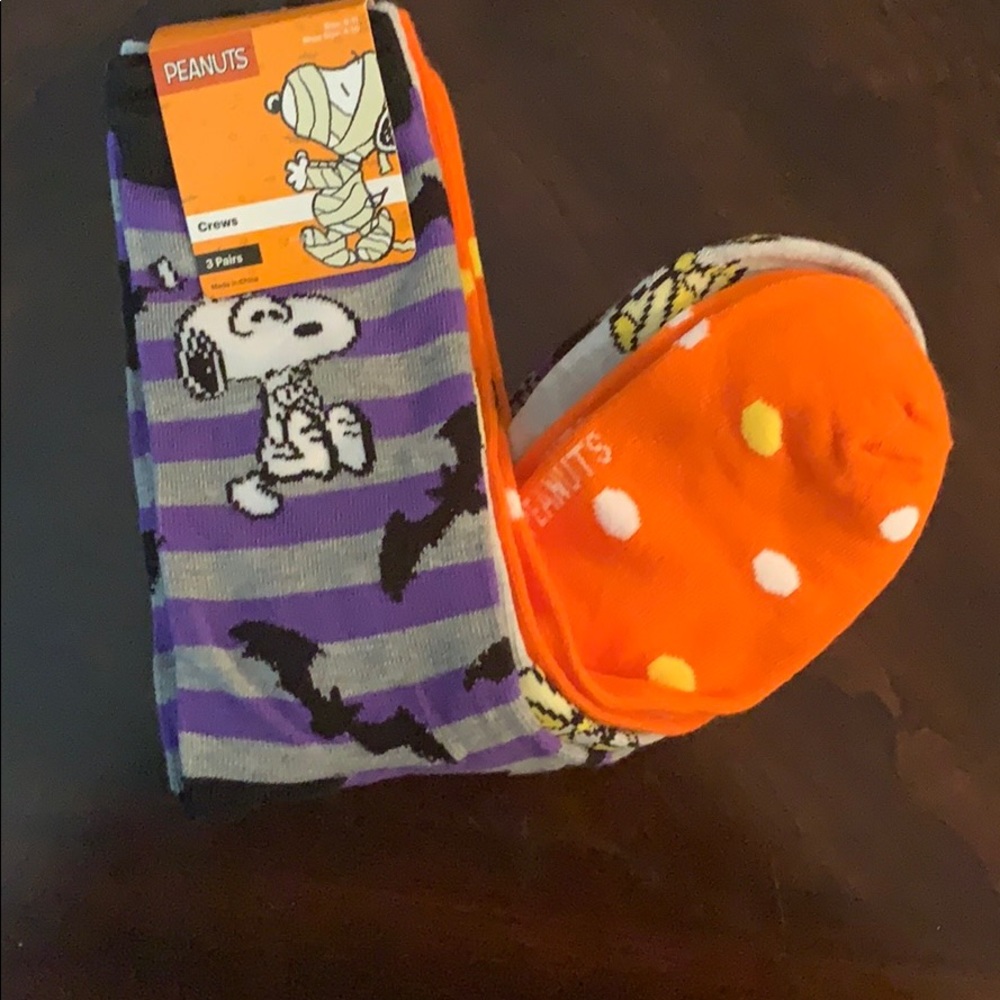 Snoopy Halloween socks